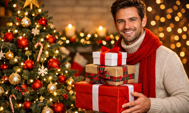 Що краще подарувати чоловікові на Новий рік. Фото: YouTube