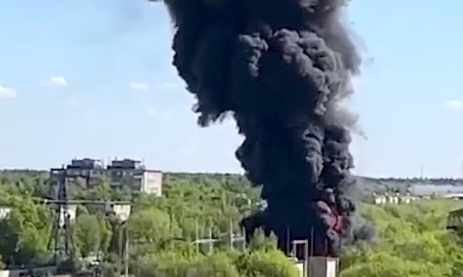 Пожежа на росії. Фото: YouTube, скрін