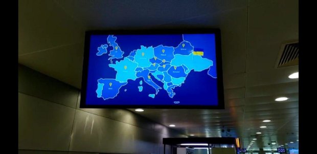 Скандал в аэропорту «Борисполь»: На табло крутили Украину без Крыма