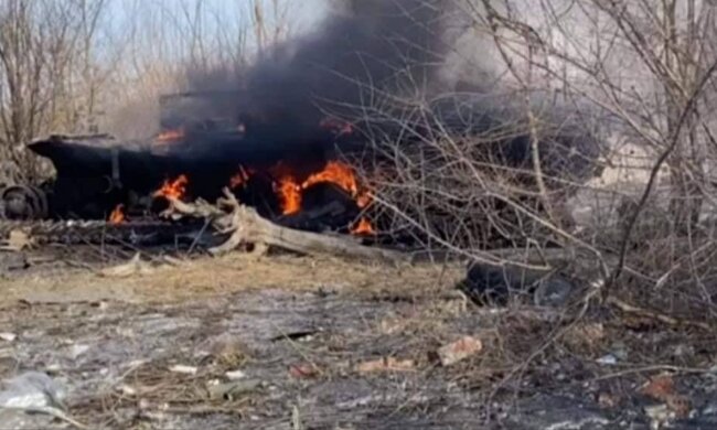 Разбитая техника РФ. Фото: Telegram