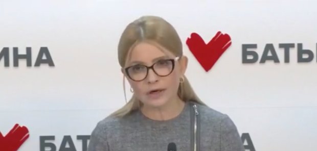 Юлия Тимошенко. Фото: скриншот видеозаписи брифинга