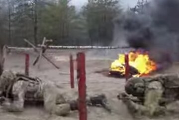 Учения ВСУ. Фото: скриншот Youtube-видео
