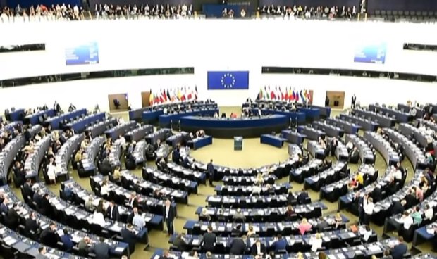 Здания Европарламента отданы для борьбы с коронавирусом. Фото: скрин youtube