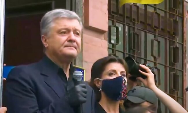 Петр и Марина Порошенко. Фото: YouTube, скрин