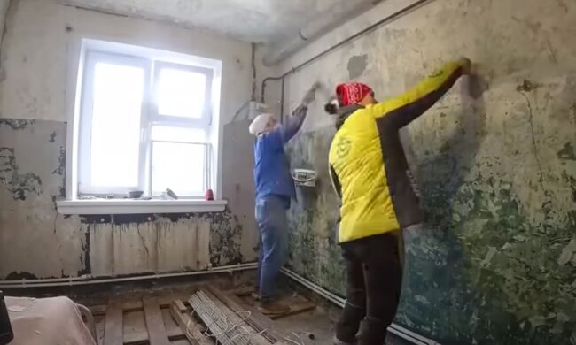 Ремонт в квартирі. Фото: скріншот YouTube-відео