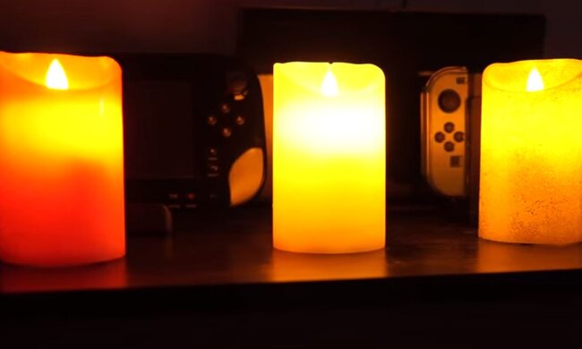 Свічки. Фото: скріншот YouTube-відео