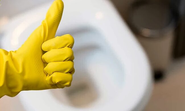 Чищення унітазу. Фото: YouTube