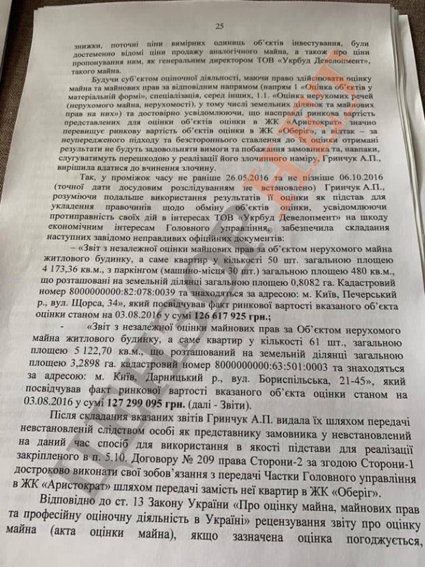 Обнародован текст подозрения Аллерову: Обосновано подозревается в завладении чужим имуществом 25