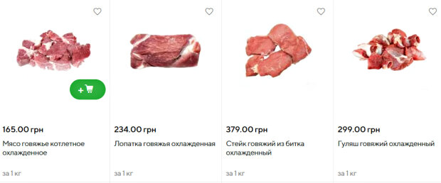 Ціни яловичини. Фото: unian.net