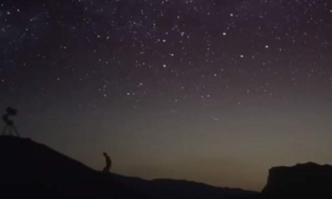 Зоряне небо. Фото: скріншот YouTube-відео