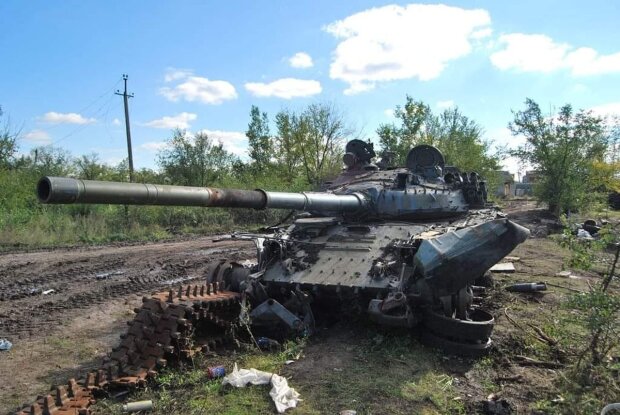 Розбита техніка рф. Фото: Facebook Міноборони України
