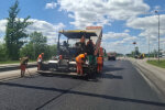 Ремонт дорожнього покриття на трасі М-06, Житомирська область