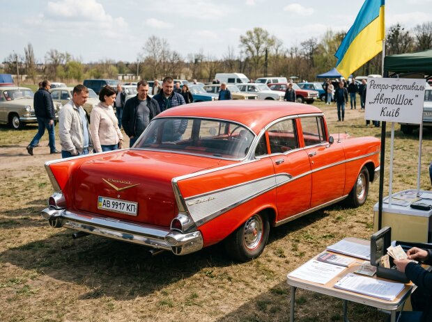 Chevrolet Bel Air 1957 ретро