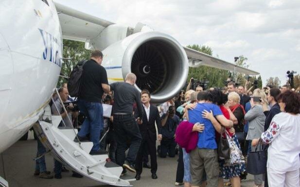 Обмен пленными. Фото: скрин youtube