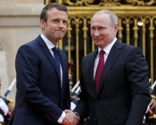 Макрон и Путин, фото: Униан