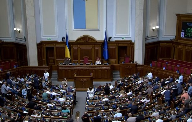 Засідання Верховної Ради України. Фото: скріншот YouTube-відео