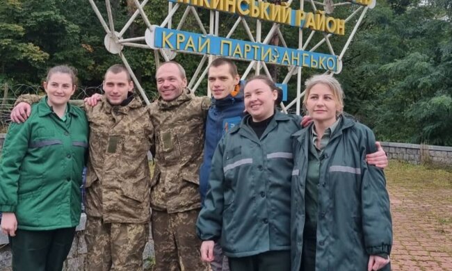 Освобожденные украинцы. Фото: Telegram