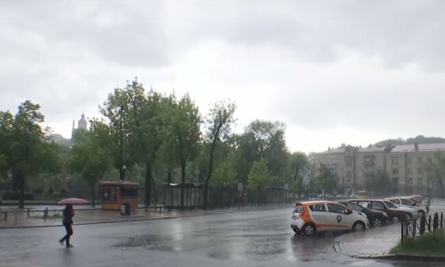 В Украине снова будут дожди. Фото: ТСН, скрин