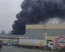 Пожежа на росії. Фото: скріншот Telegram-відео