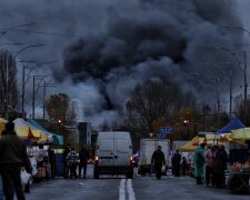 Ночью российские оккупанты нанесли удар по Киеву - видео