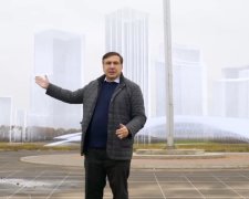 Саакашвили уже в Украине — представил новую «Банковую» на Черкащине