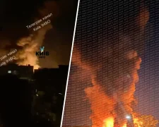 Разрушенная многоэтажка после ракетного удара рф в Подольском районе Киева