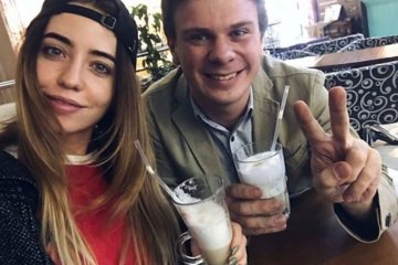 Надя Дорофеева и Дмитрий Комаров