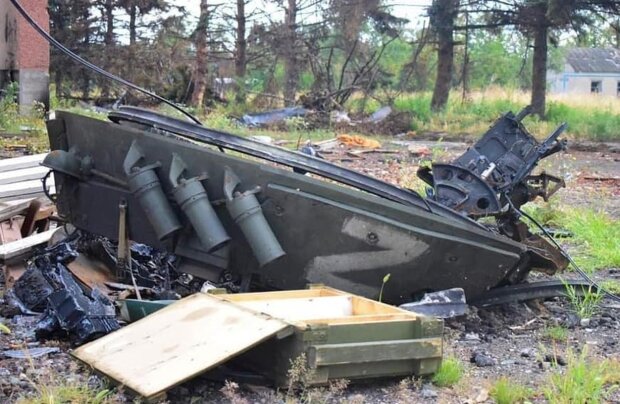 Розбита техніка рф. Фото: Facebook Міноборони України