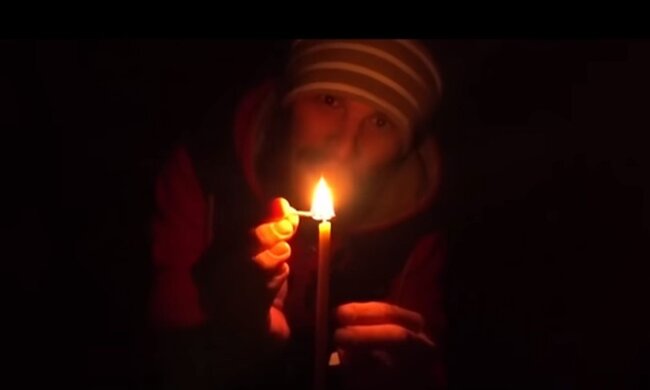 Отключение света. Фото: скриншот YouTube-видео