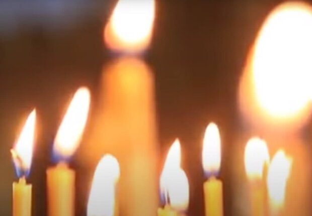 Церковні свічки. Фото: скріншот YouTube-відео