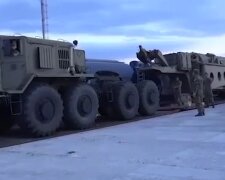 Військова техніка. Фото: скріншот Telegram-відео