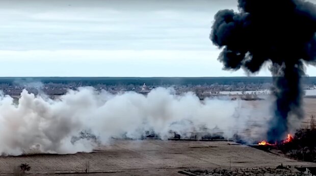 Взрывы в Крыму. Фото: Telegram, скрин