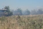 Российские оккупанты стягивают тяжелое вооружение к линии соприкосновения. Фото: скрин youtube