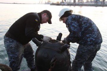 Украинские моряки показали, как будут давать отпор врагу, фото: пресс-центр ООС