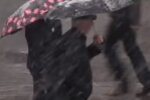 Мокрый снег зимой. Фото: скриншот YouTube-видео