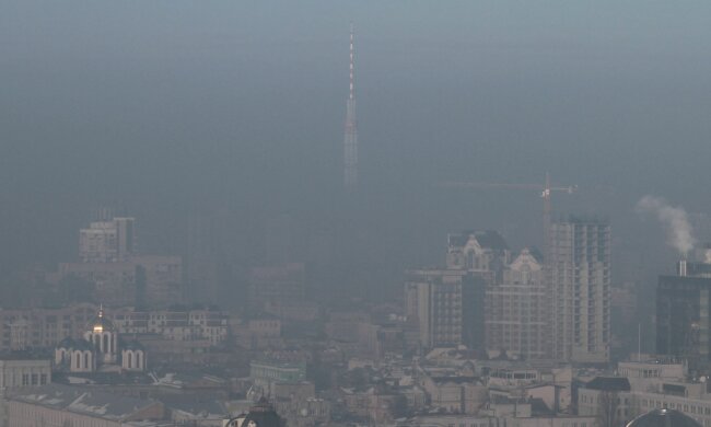В Киеве уровень загрязнения воздуха зашкаливает