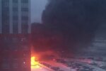 Огненное утро на россии: масштабно полыхает в москве и дагестане - видео с места