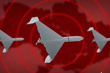 Увага, в небі багато ворожих дронів, шахеди атакують столицю. Фото: Telegram
