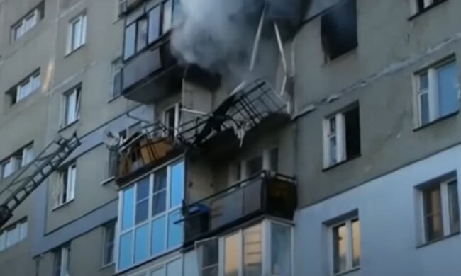 Взрыв газа. Фото: скриншот Youtube-видео