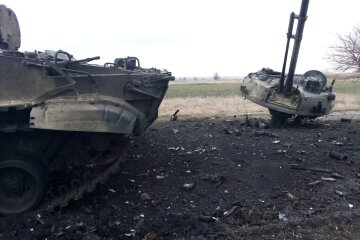 Розбита техніка РФ. Фото: Facebook