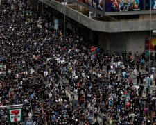 Протесты в Гонконге, фото: RFI