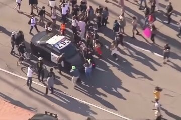 Протесты в США. Фото: скрин youtube