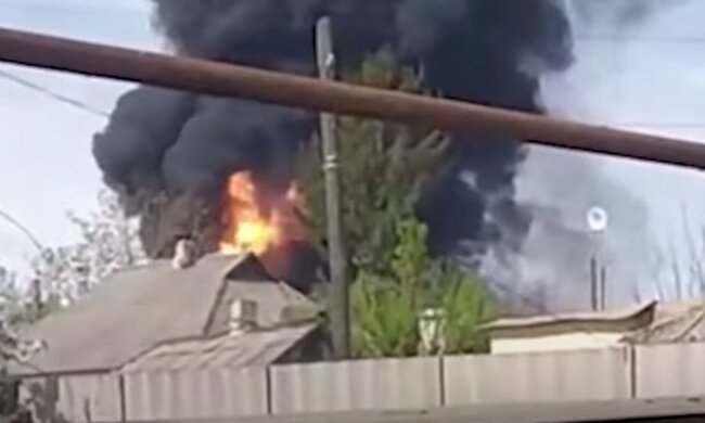 Пожар. Фото: скриншот YouTube-видео