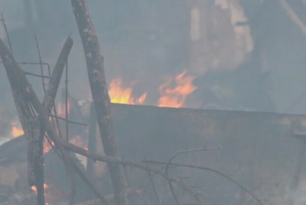 Огонь уничтожил позиции ВСУ. Фото: скирншот YouTube