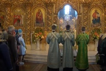 По ТВ будут транслировать богослужения на Вербное воскресенье. Фото: скриншот Youtube