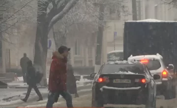 Мокрый снег и дождь