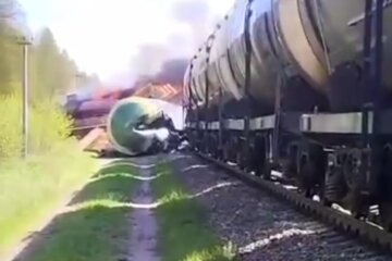 Поезд на россии. Фото: скриншот Telegram