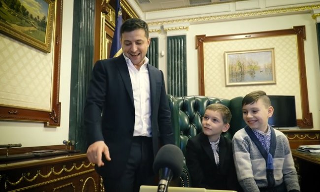 Президент встретился с детьми погибших военнослужащих. Фото: Офис Президента