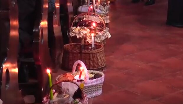 Великодній кошик. Фото: скріншот YouTube-відео