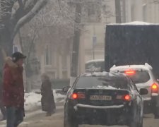 В Украину пришла зима, фото: скриншот с YouTube